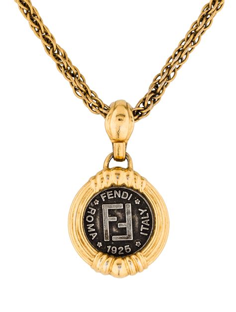 fendi pendant women gold
